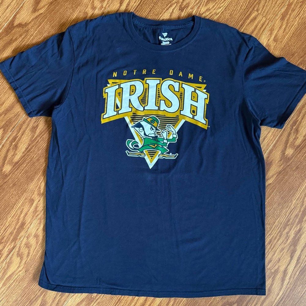 Fanatics Notre Dame Fighting Irish Navy Short Sleeve Tee